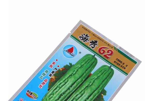 Printed High quality 3 side sealed silver foil plastic bags for seeds packing