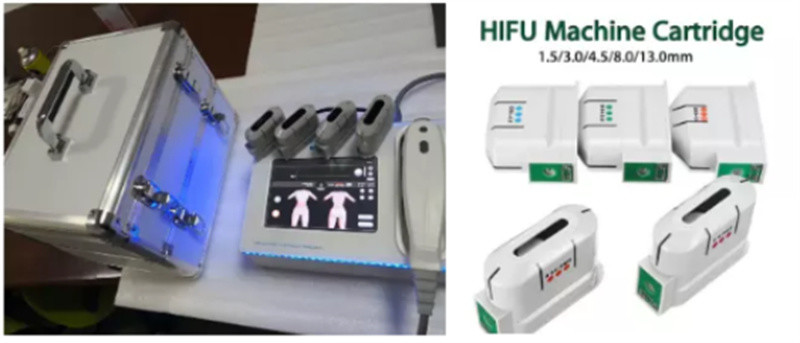 3 Cartridge Portable Hifu Device Anti Wrinkle Skin Lifting And Tightening