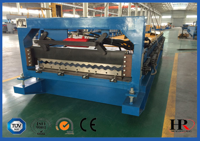 Roof Tiles Series Cold Roll Forming Machine with Fixed Positon Driven Forming Stations