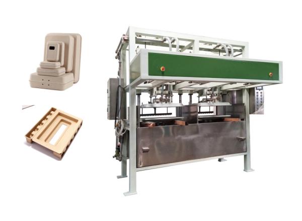 60kg / Hour Reciprocating Pulp Molding Machine To Produce Finery Industrial