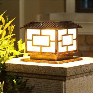Outdoor Light Solar Yard Bollard Light With 1.2W LED Light Source Pillar Lamp