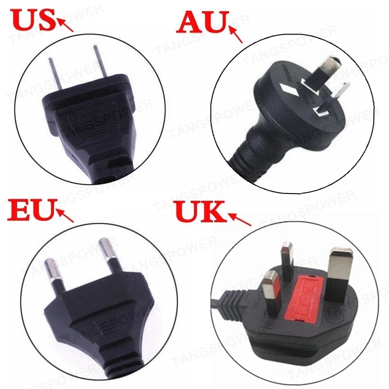 Lithium Ion Lotus Battery Charger RCA 10mm 42V 36V 2A Lithium Battery Charger