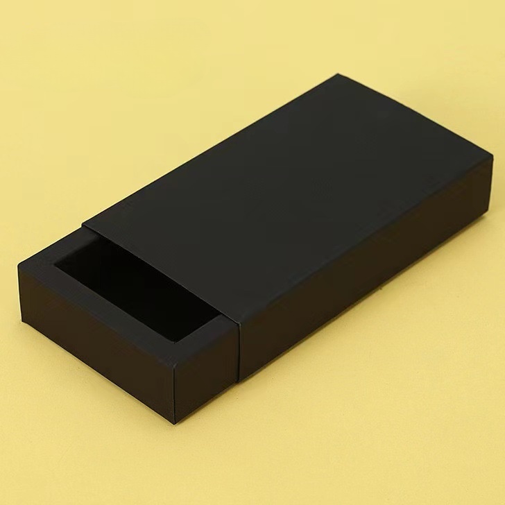 Eco-Friendly Square Kraft Paper Packaging Drawer Sliding Gift Box for Branding Needs