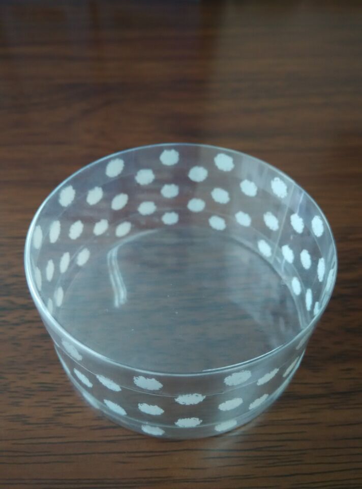 Plastic folding box,transparency,screen printing