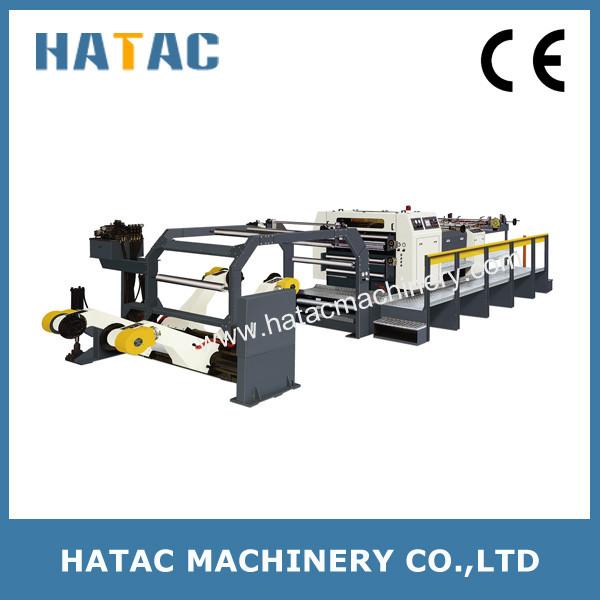 High Production Culture Paper Sheeting Machine,Hydraulic Lift-up Slitting and