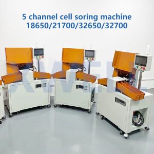 China 5 Channels Automatic Sorting Machine LCD Screen For Cylindrical Lithium Batteries on sale