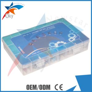 24pcs Sensors Starter Kit For Arduino , Switch Temperature Color Module Kit