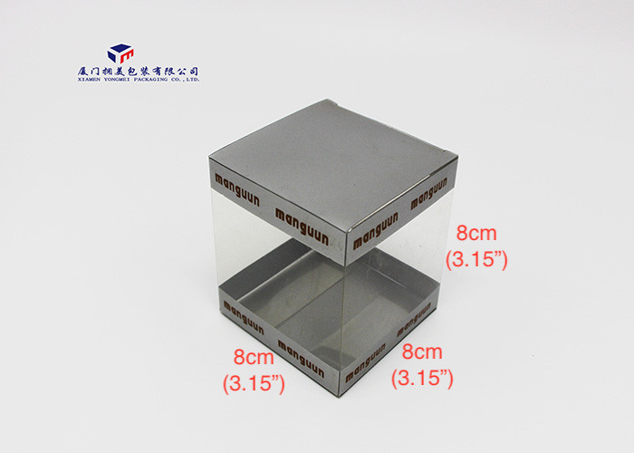 Super Clear Small Plastic Packaging Boxes, Plastic Retail Boxes Square Shape