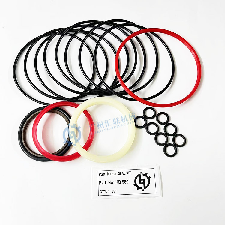 Excavator Hydraulic Hammer Part BOCATE HB980 HB1180 HB1380 Seal Kit For Rock Breaker