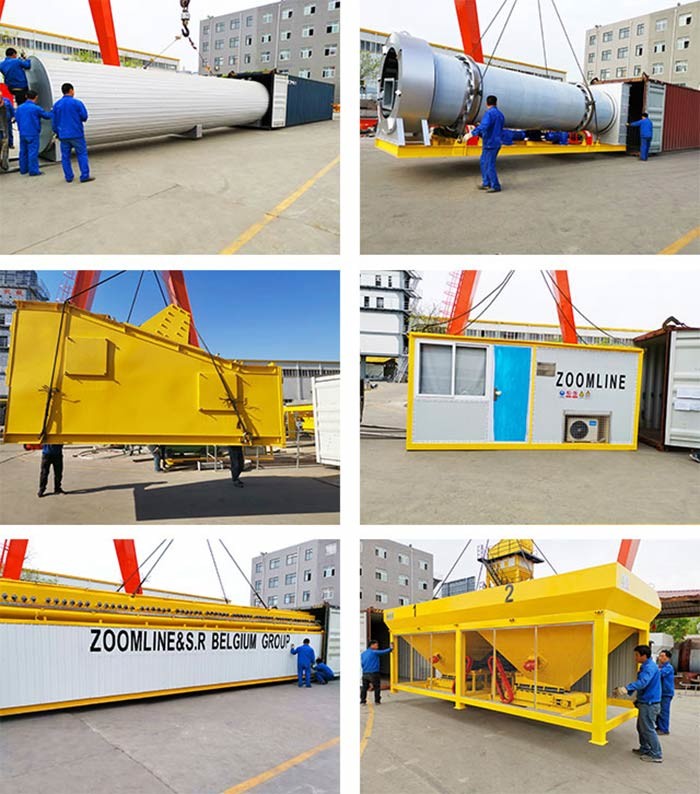 Urban Road 120TPH Stationary Asphalt Mixing Plant