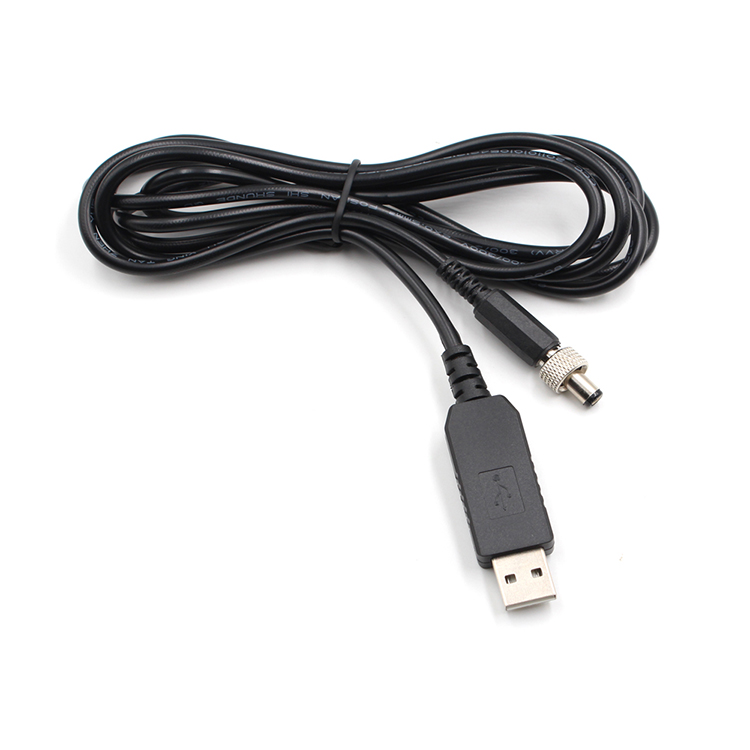 USB 5v to 12V DC screw mount connector cable