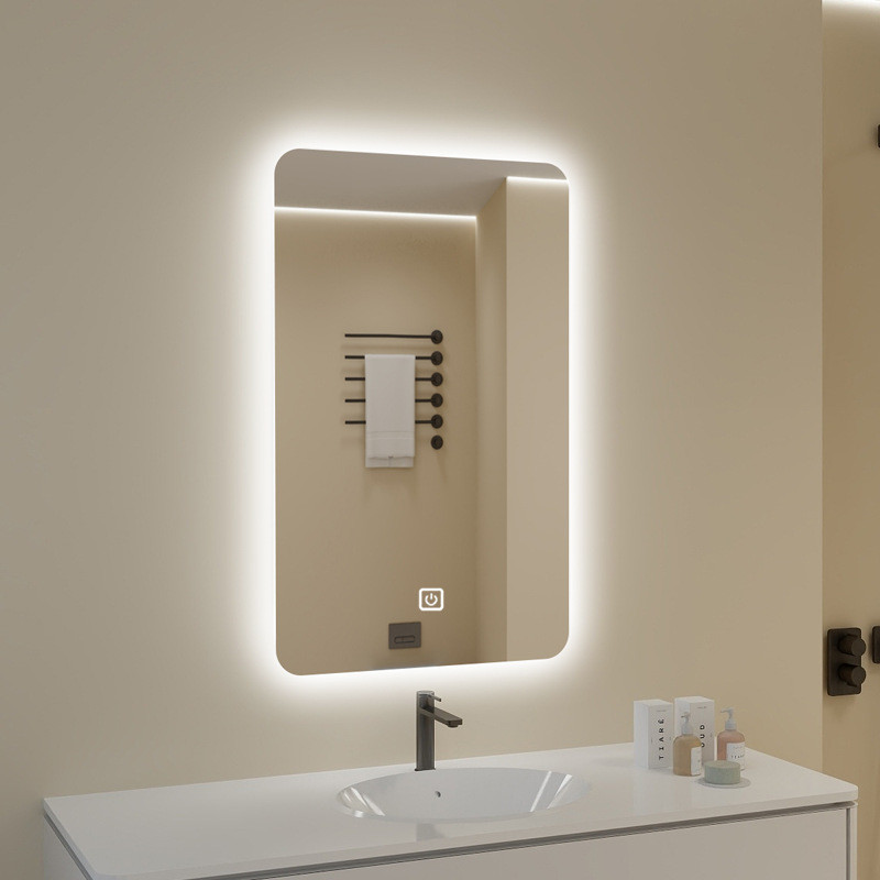 AC100-240V Voltage Customized Smart Touch Screen Mirror with Android Integration and Quad-core Processor