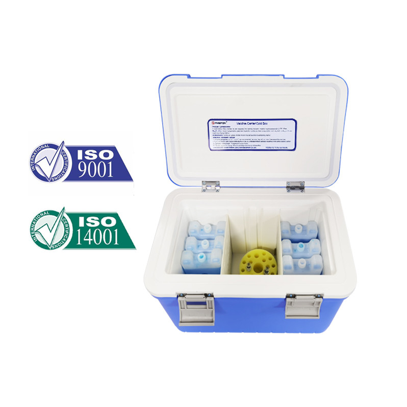 PHEFON FS-12L Medical Cooler Box for Vaccine Transport with PU Foam Insulation