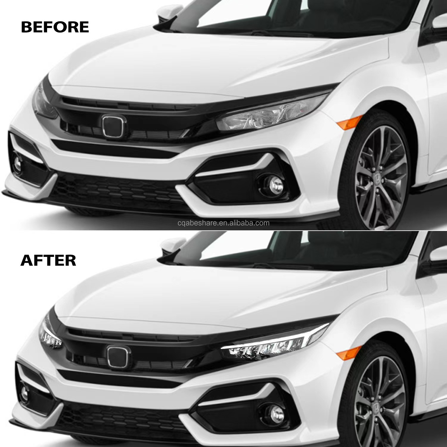 Auto Lighting System Dynamic LED Streamer Turn Signal for 10th Civic Facelift Upgrade