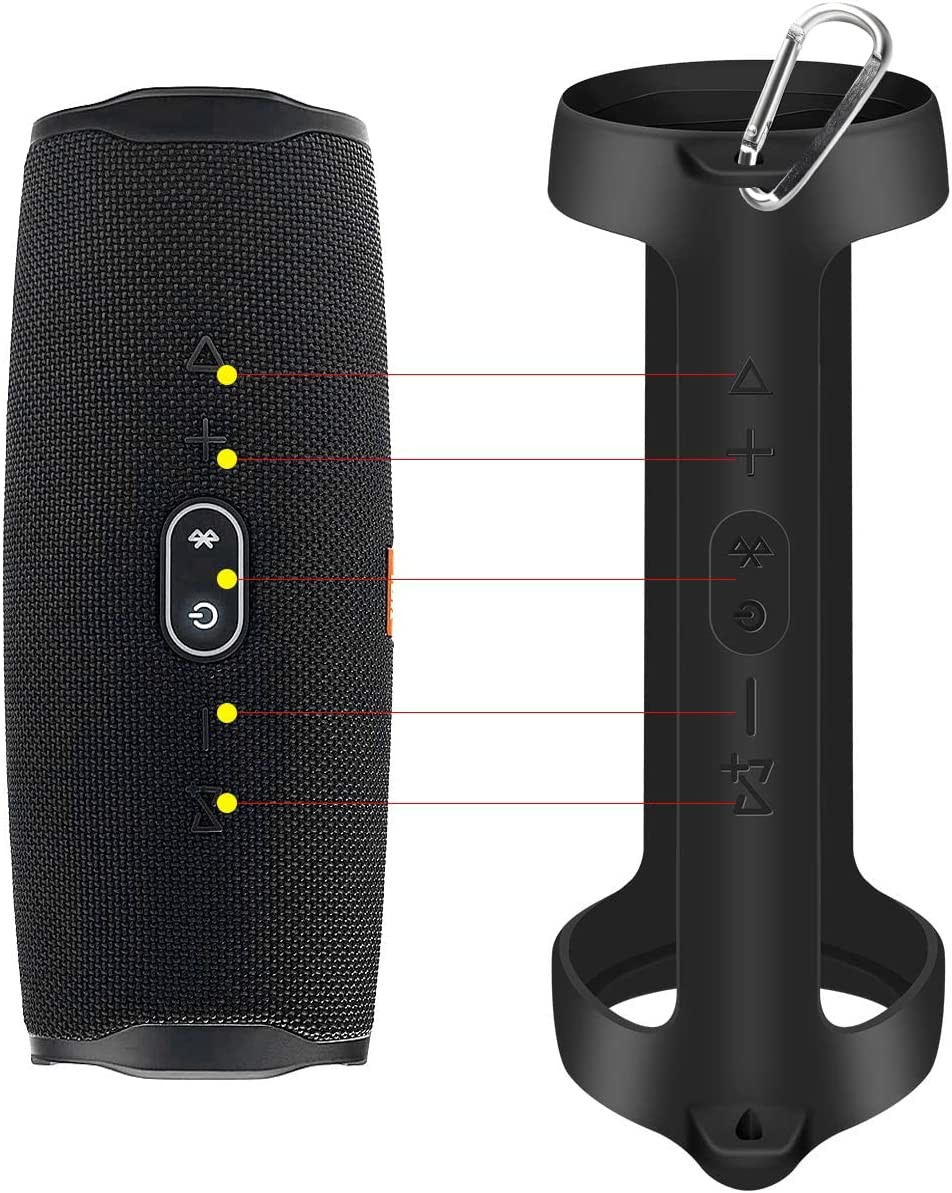 Customized Durable And Anti Slip Bluetooth Speaker Silicone Protective Case Portable Speaker Strap Silicone Case
