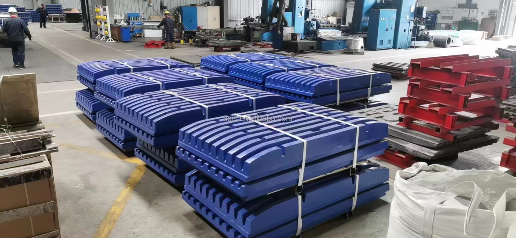 High Manganese Steel C63 C80 C95 Mining Crusher Jaw Plate for High Capacity Crusher
