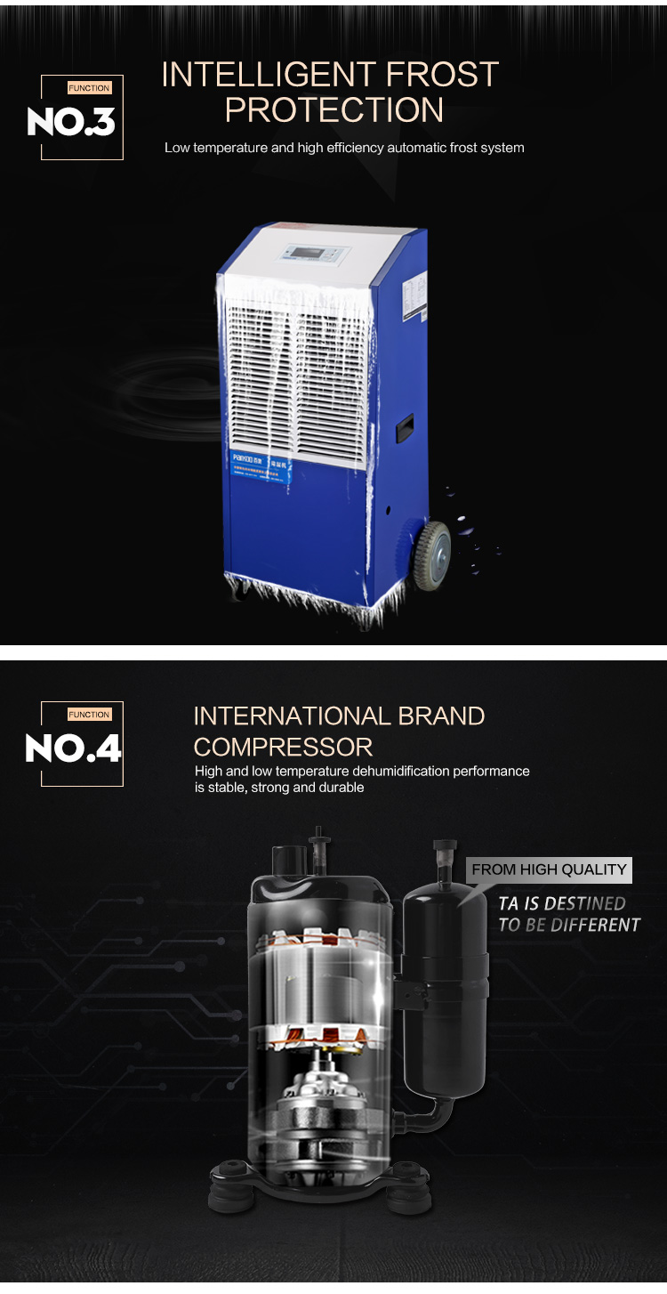 120L/DAY 220V 50HZ Large Capacity Dehumidifiers