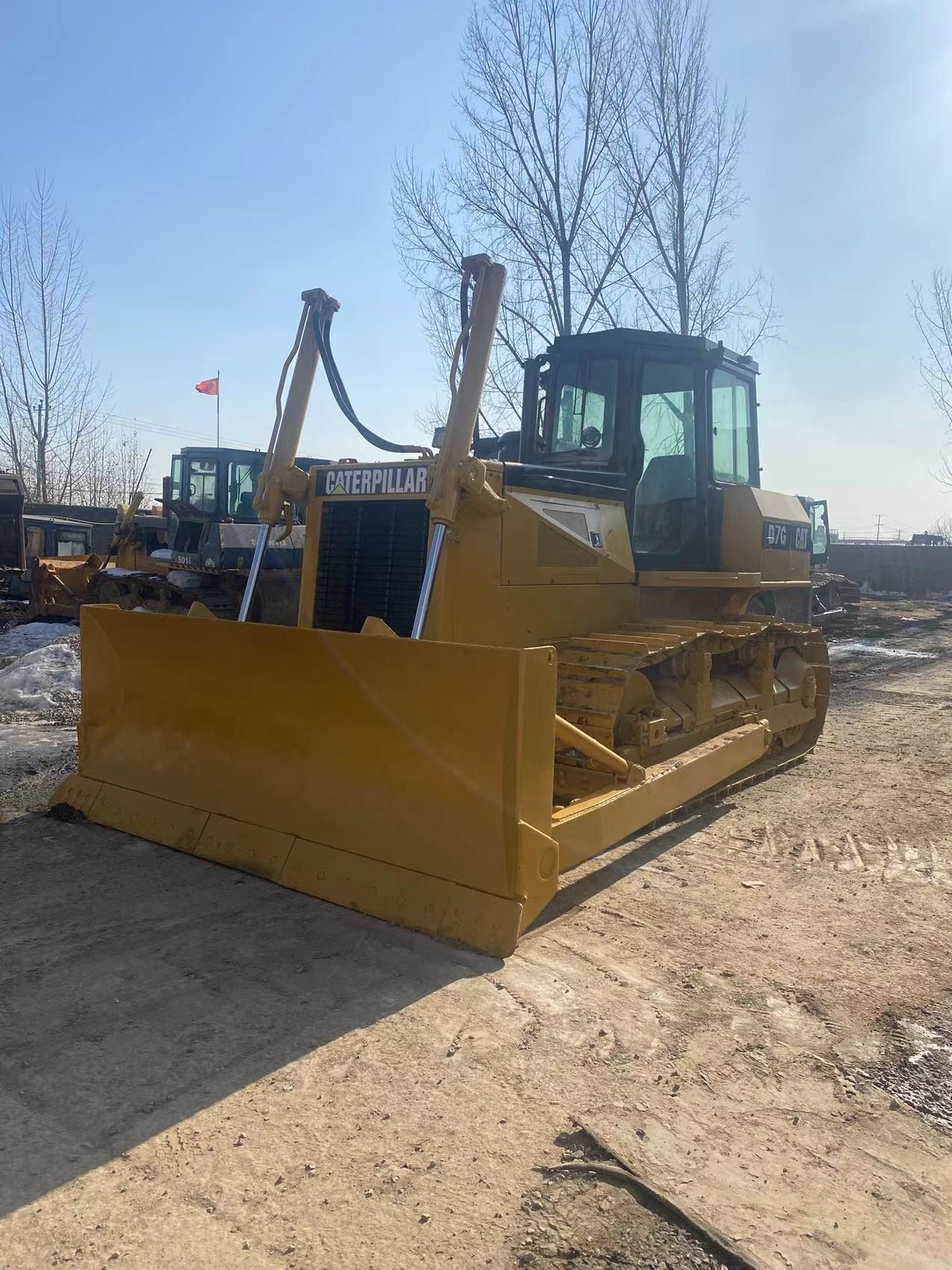 150kw Used Bulldozer Caterpillar D7G Heavy Duty Earthmoving