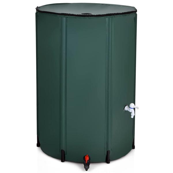 Garden Collapsible Water Tank 100 Gallon Capacity Eco-friendly and Rain Barrel