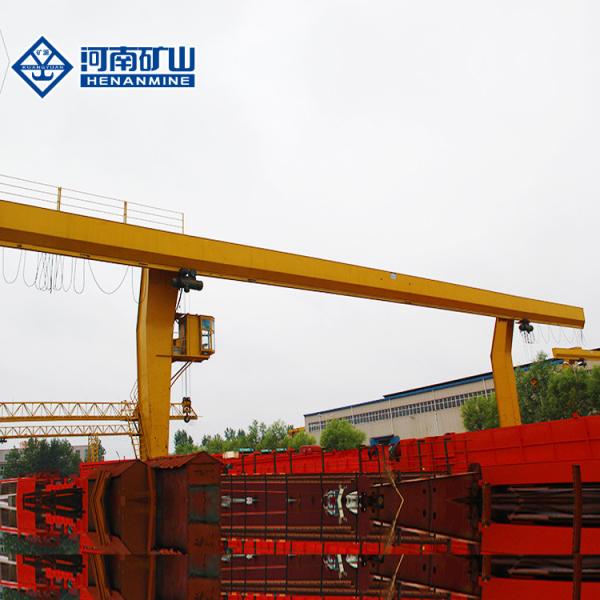 Electric Trolley 10 Ton Gantry Crane , Workshop Single Beam Gantry Crane With
