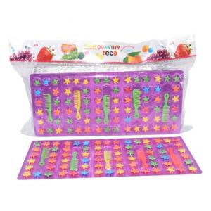 China 2.7g Fruity Star Shape Pressed Candy With Lovely Comb Toy For Girls on sale
