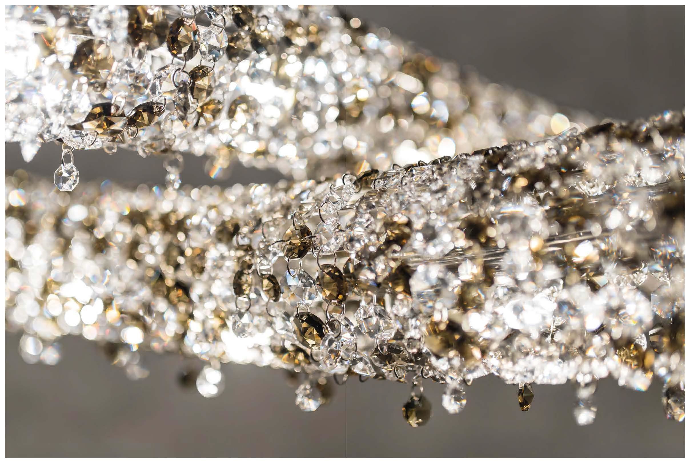 Art Light Luxury Crystal Chandelier For Living Room Restaurant Hotel Lobby