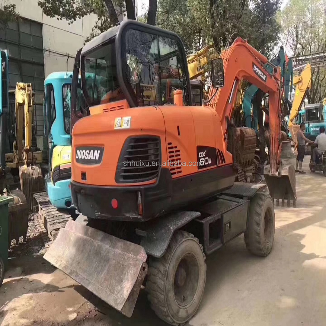 Cheap Used Excavators DOOSAN60 Second Hand 6ton Excavator with Powerful