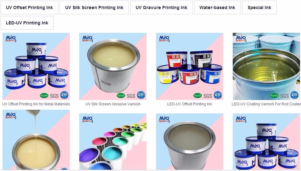 uv offset printing ink for PE PP PET PS film