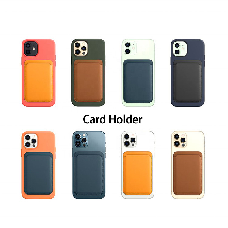 OEM ODM Phone Wallet Case Magnetic Card Holder For IPhone 12 Pro Max