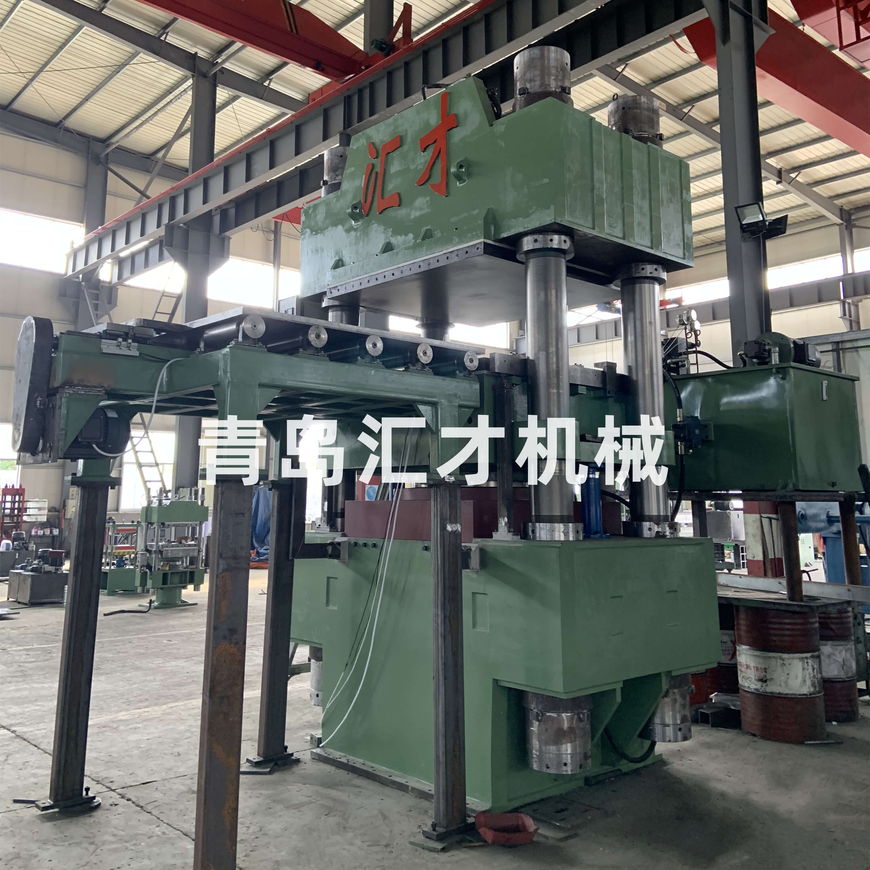 1900 Seismic Isolation Bearing Vulcanizing Press Machine with 800 mm Plate Clearance