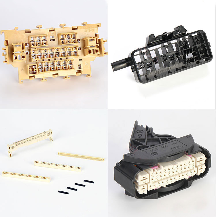 Broadband Fiber Optic Connector Injection Mold Rectangular Electronic Plug Mold