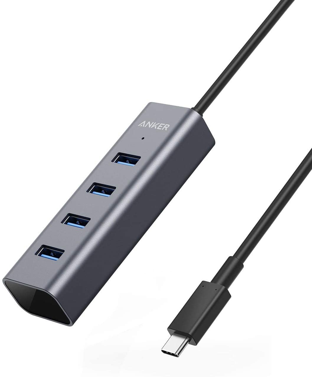 4Port Aluminum USB C Multiport Adapter For MacBook Pro FCC
