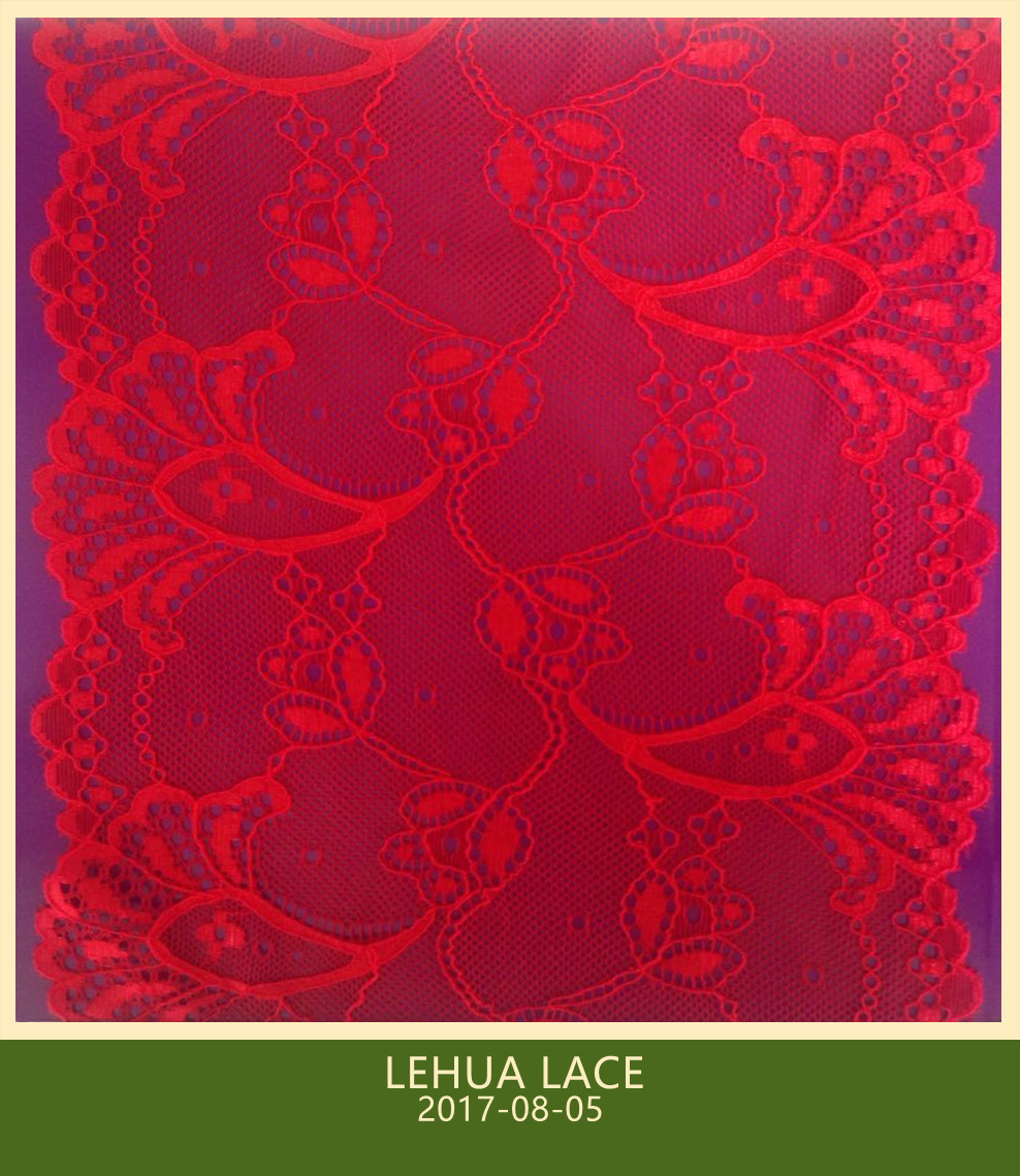 Hot Selling and nice quality Nylon Spandex Stretchy Brazil Lace from China