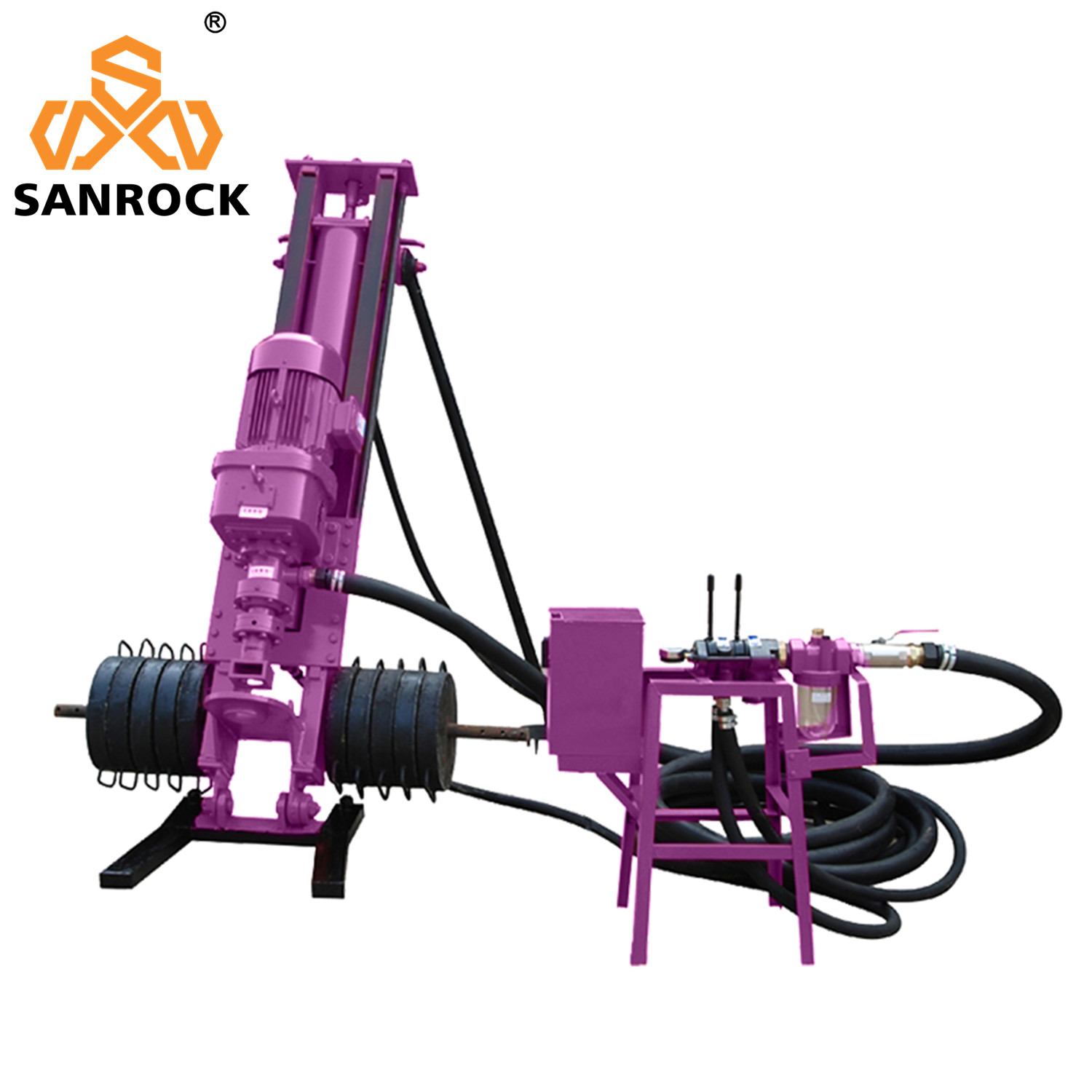 20m Deep Horizontal Directional Borehole Drilling Equipment Mining Rotary Drill Rig
