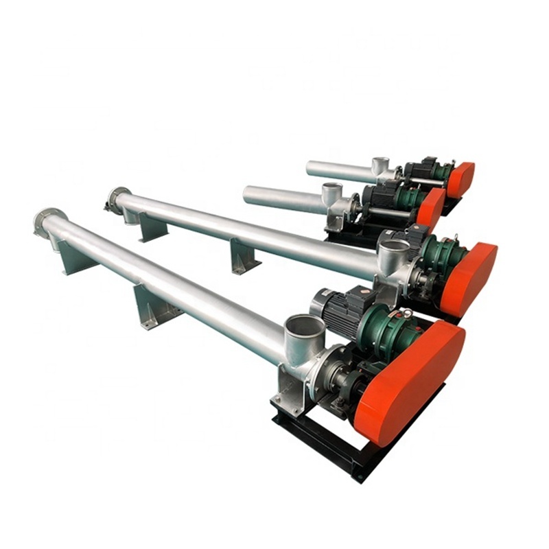 OEM Custom Stainless Steel Screw Auger Conveyor U-Type Cement Screw Conveyors