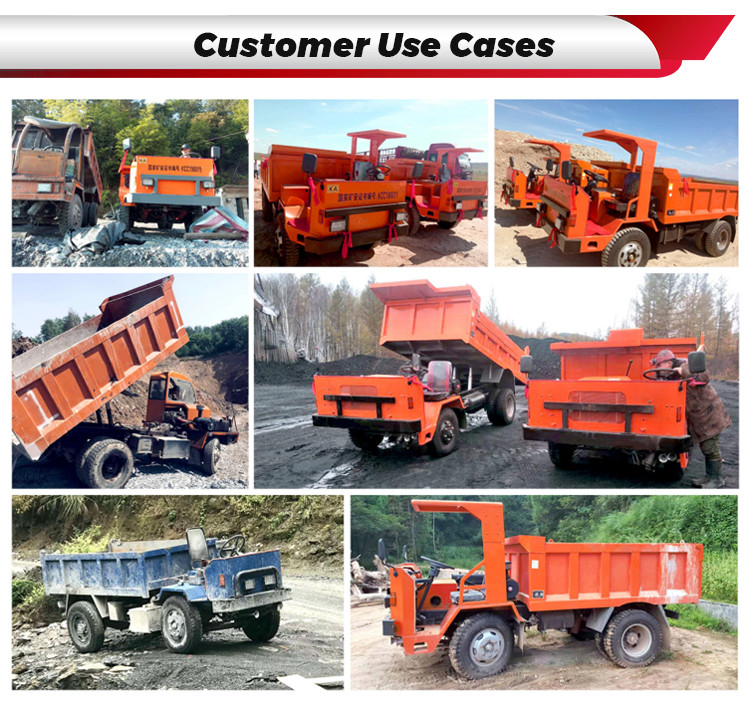 Hydraulic Diesel Underground Mining Truck 4x4 Wheel 3 Tons