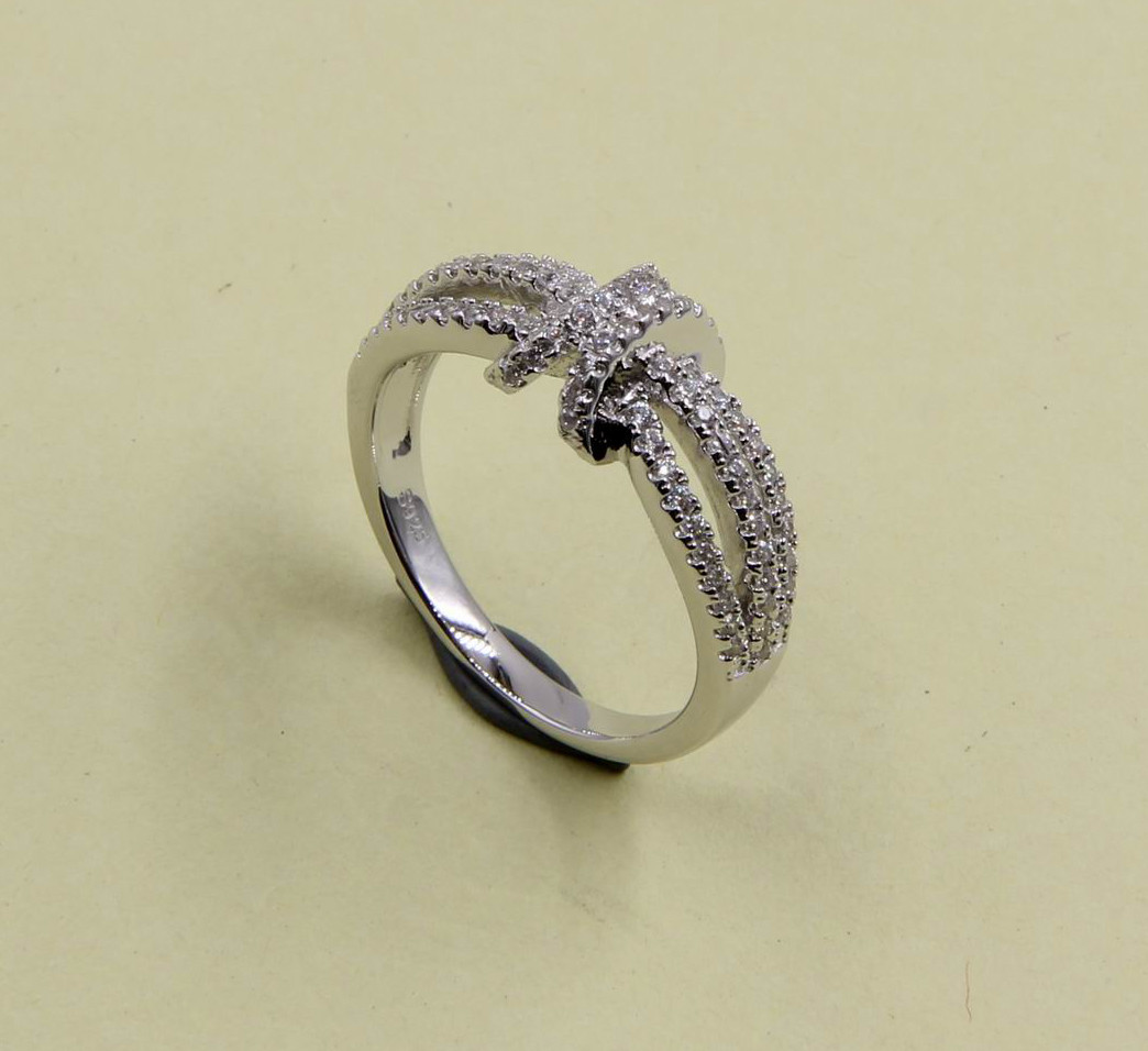 Sterling Silver CZ Rings With Radiant Elegance Chunky Sterling Silver Rings Sterling Silver Stackable Rings