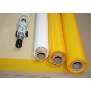 100% Polyester Screen Printing Mesh / Silk Mesh Fabric High Tension