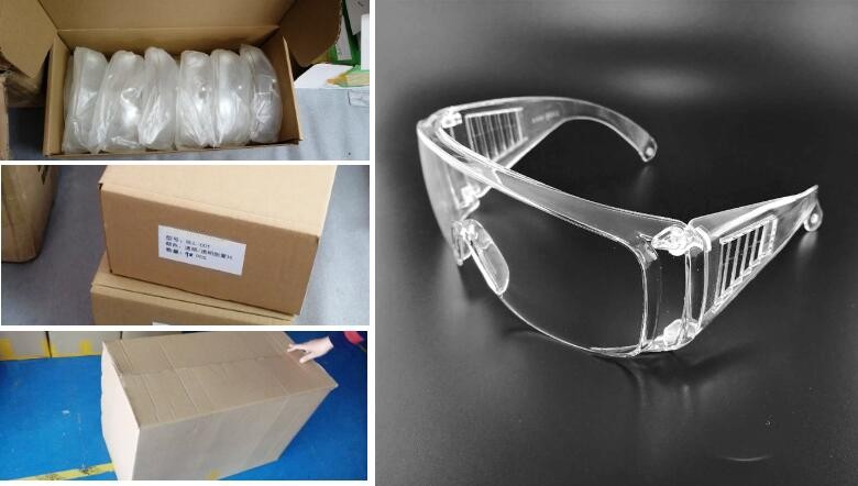 Droplets Resistant PC Lenses Safety Eye Protection Goggles