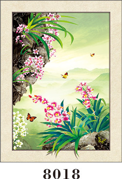 Eco - Friendly PP / PET 3D Lenticular Pictures , 3D Image Without Frame