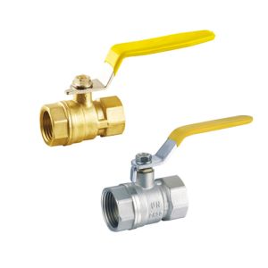 China One Piece Brass Ball Valve with Female Threaded Manual Power for Water Gas on sale