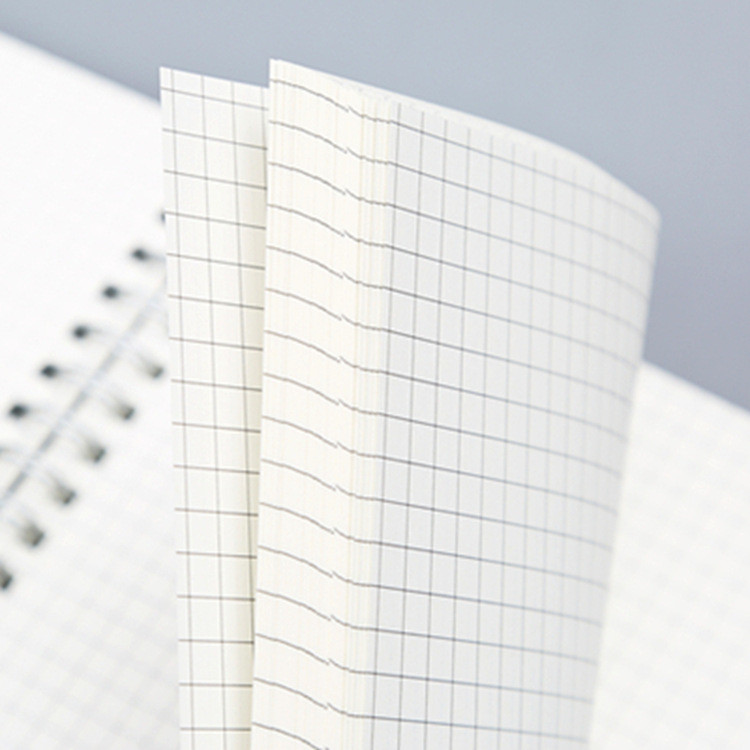 OEM Recycled Paper Spiral Bound Book Printing Removable White PP Spiral Notebook