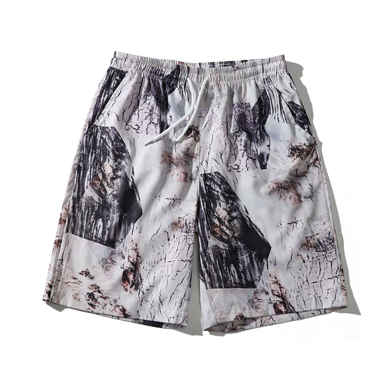 2022 Summer Oil Painting Flowers Cool Thin Art Pants Men
