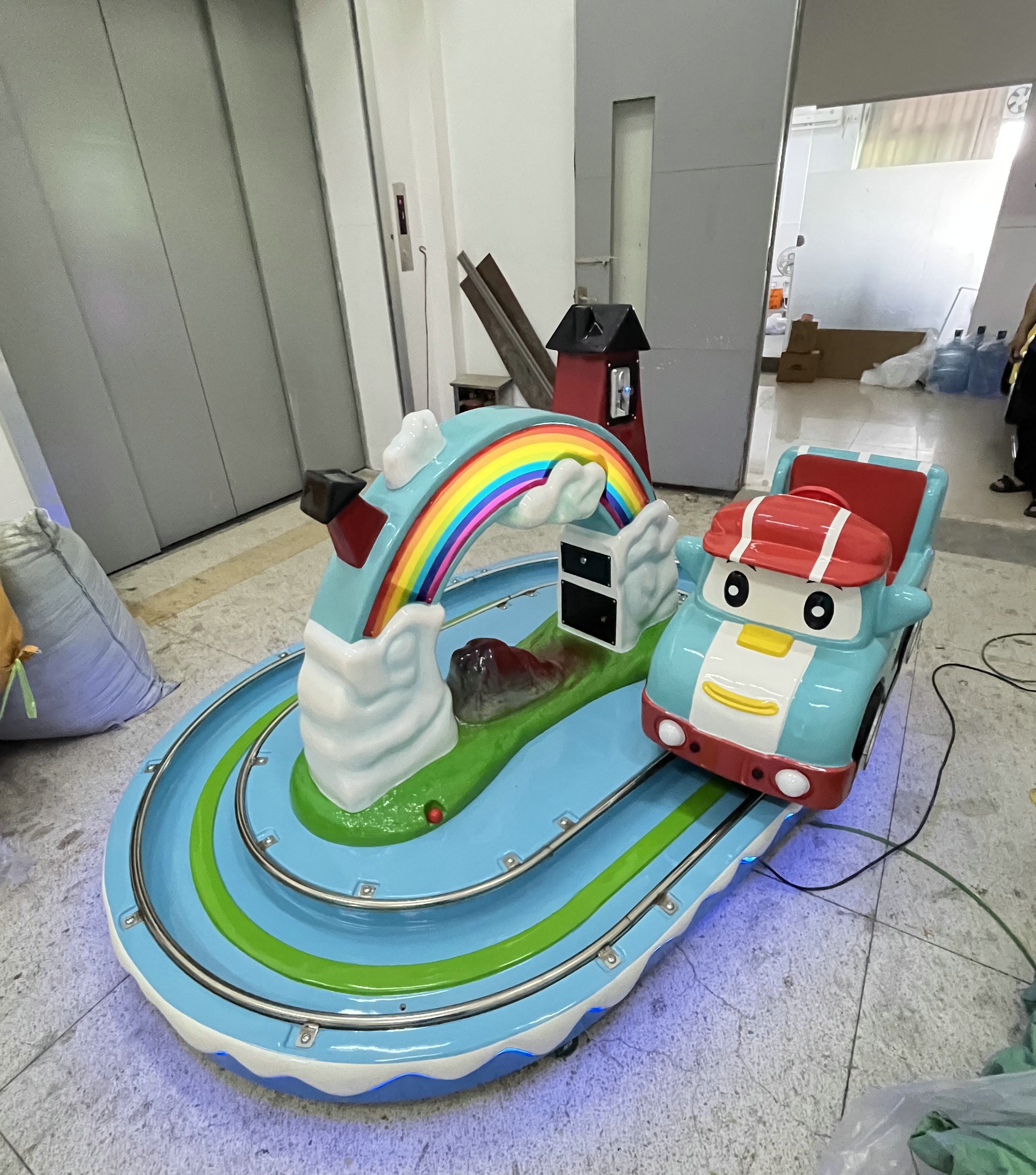 Kids Swing Ride 1 Player Kiddie Ride for Game Zone Amusement Park