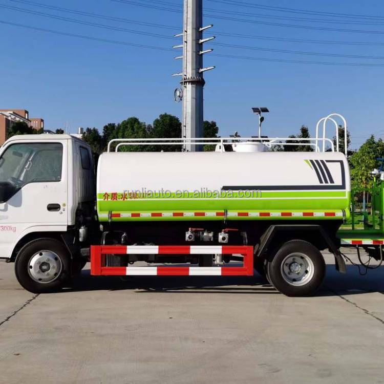 ISUZU 5000 Litres Water Tanker Truck Water Spray Bowser Sprinkler Truck Watering Cart Water Truck