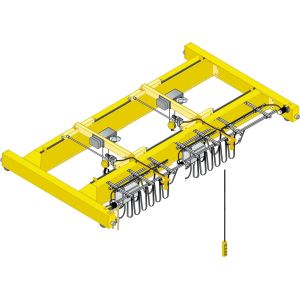 16T KSSL Double Girder Overhead Crane European Remote Control Working Duty A5