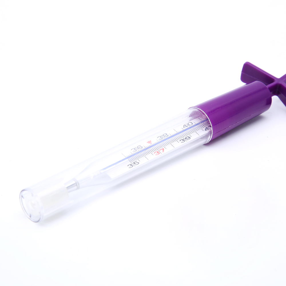 High quality non toxic clinical mercury free glass thermometer