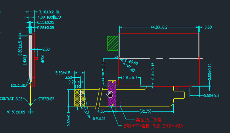 12864 Monochrome LCD Module SPI MCU FSTN COG 128*64 Dot Matrix LCD module