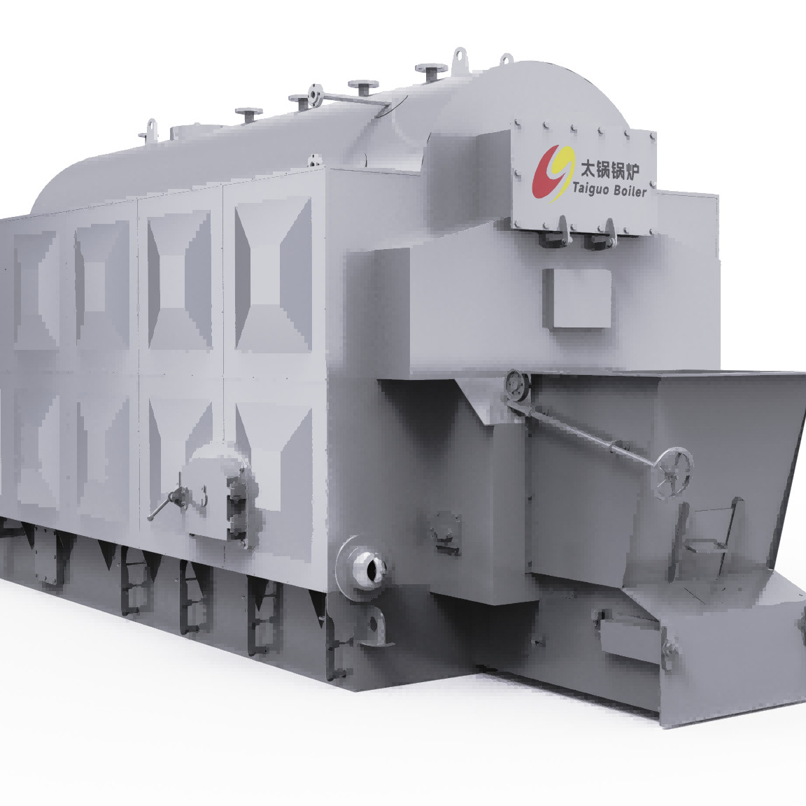 Horizontal Chain Grate Biomass Steam Boiler Safe And Stable Fully Automated