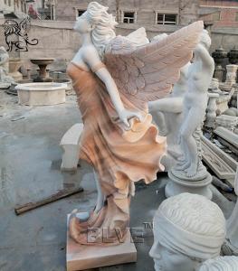  Marble Angel Sculpture Greek Life Size Natural Stone Garden Statue Manufactures